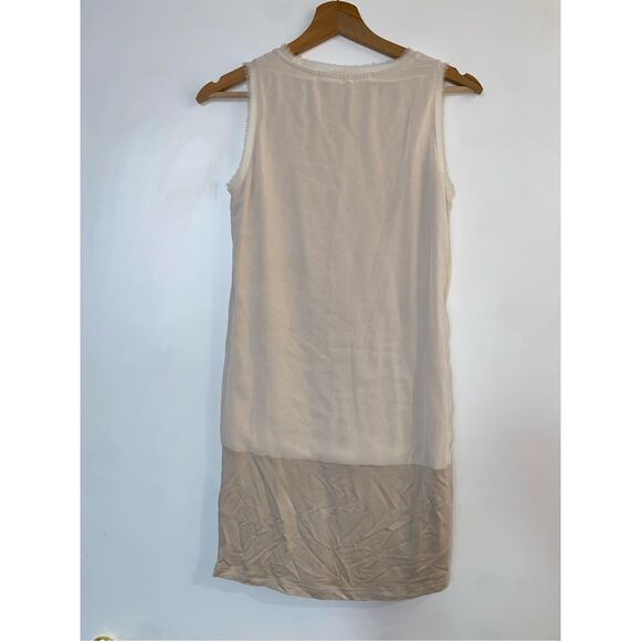 Nenette Italian Cream Beige Long Sleeveless Blouse, Size EU 38 / US Medium - Picture 6 of 8